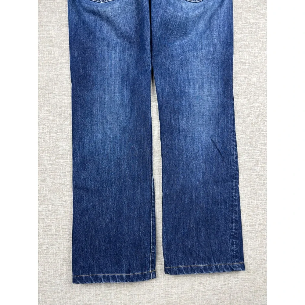 7 For All Mankind Slimmy Mens 31x31 Blue Medium Wash Slim Straight Leg Jeans